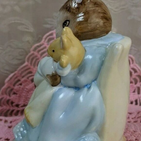 Schmid Hunca Munca Baby's First Christmas NIGHTLIGHT Beatrix Potter Mother Mouse - Picture 3 of 11